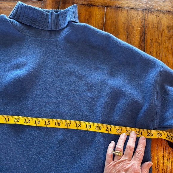 Tuckernuck Pomander Place Vivianne Turtleneck Dress in Blue,XL,Everyday Throw On - Picture 13 of 14